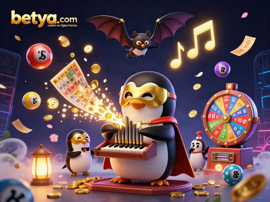 Engage with betya.com casino en ligne france by enjoying vibrant lottery and game elements in a dynamic casino scene.